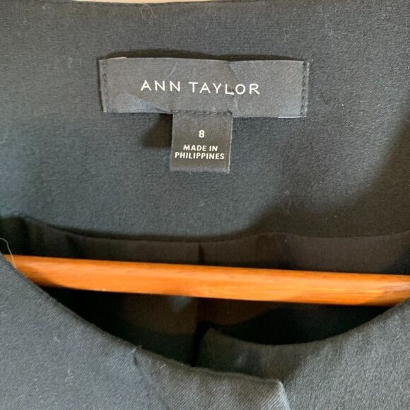 Ann Taylor Black Dress Jacket Size 8 - Picture 3 of 5